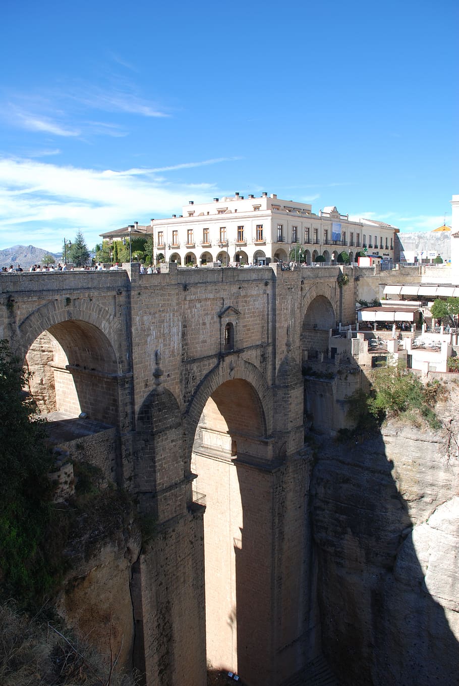 round, bridge, roman, architecture, viaduct, spain, andalusia HD wallpaper