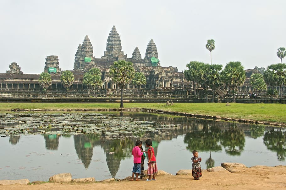 Cambodia, Asia, Temple, Complex, temple complex, historically, HD wallpaper