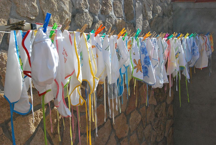 bibs, tend, dry, sun, tweezers, cultures, hanging, multi colored HD wallpaper