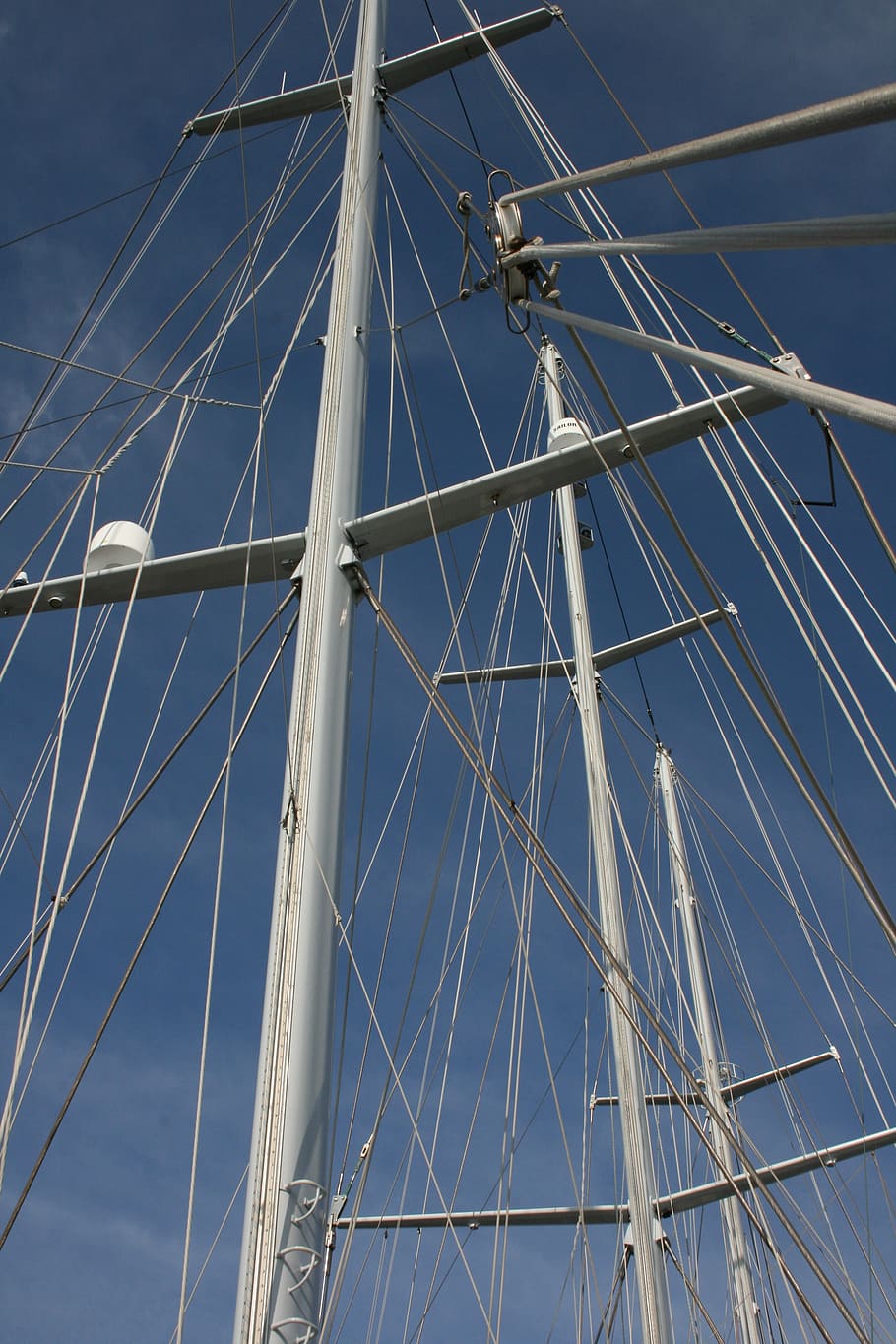 masts, de eendracht, blue, air, low angle view, rope, nautical vessel HD wallpaper
