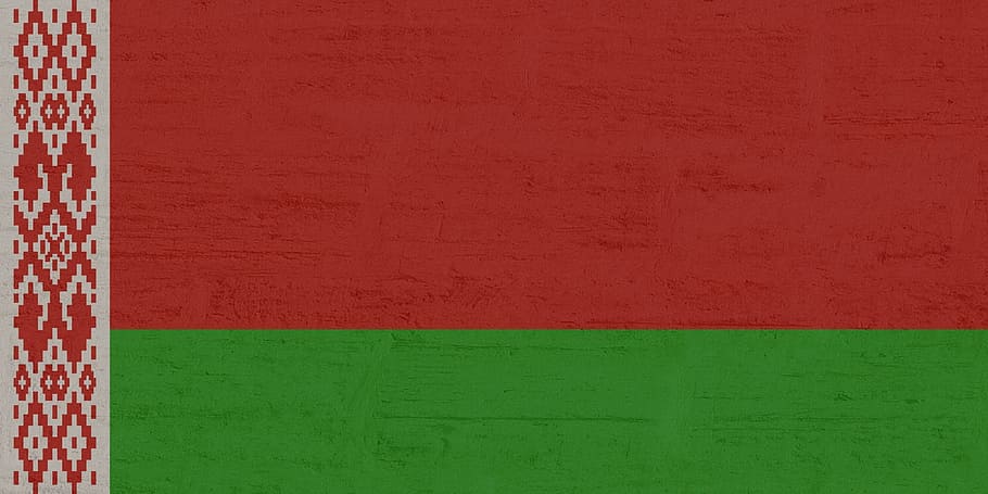 belarus, flag, wall - building feature, architecture, green color HD wallpaper