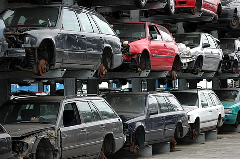 vehicles on metal rack, auto, cemetery, prosperity, limousine HD wallpaper