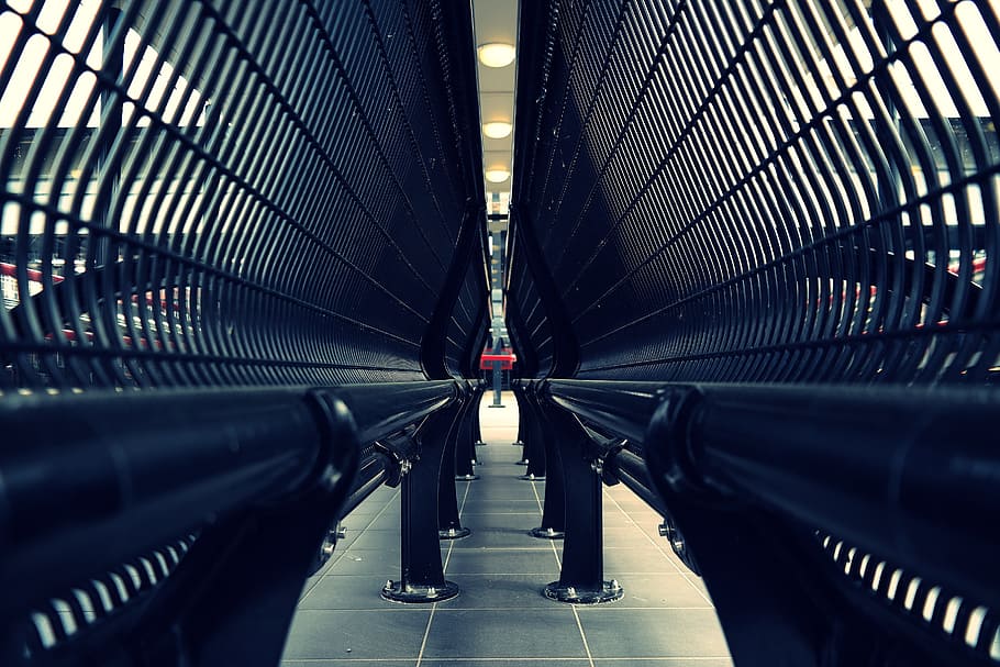 city, lights, building, tunnel, architecture, blur, ceiling, design HD wallpaper