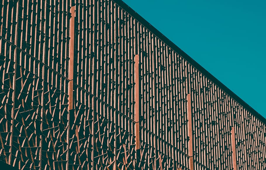 black and brown metal fence at daytime, gray, architecture HD wallpaper