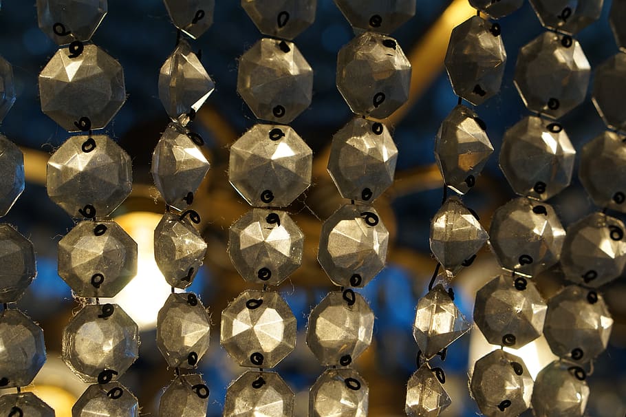 chandelier, light, abstract, design, pattern, large group of objects HD wallpaper