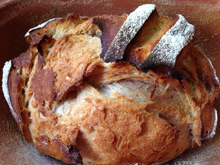 bread, crispy, homemade, bake, baked, pastries, eat, frisch HD wallpaper