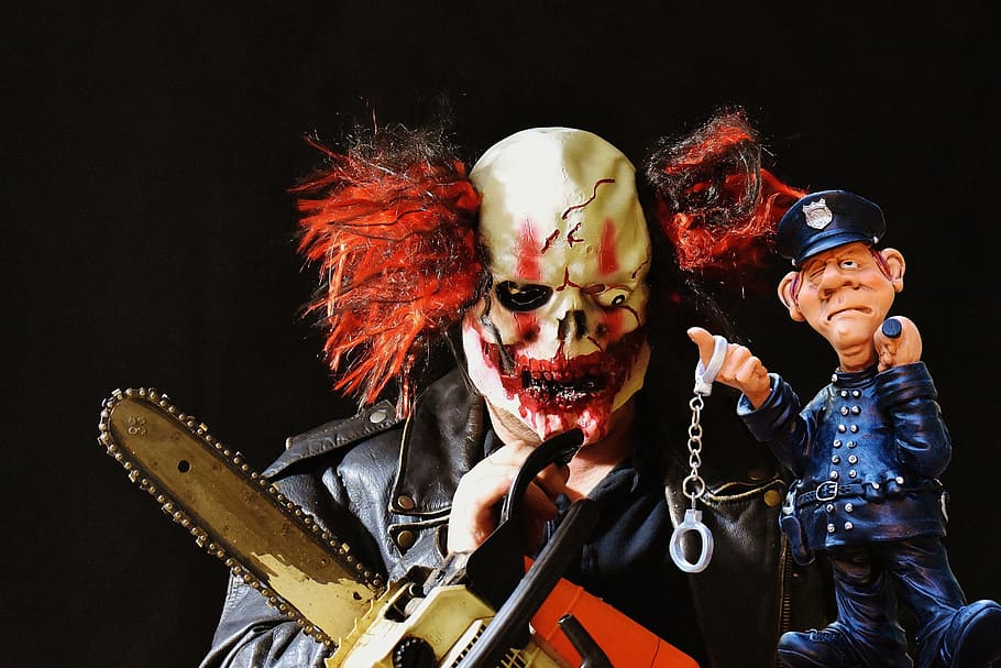 horror clowns, trend, usa, evil clowns, terrible, offender, HD wallpaper