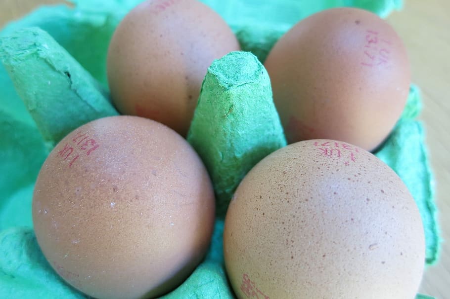 Eggs, Fresh, Raw, Chickens, Food, ingredient, close up, cooking HD wallpaper