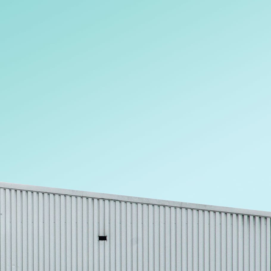 architectural photography of building, architecture, sky, blue HD wallpaper