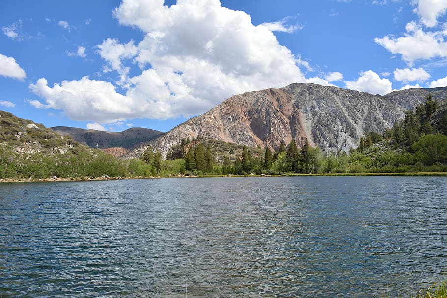 nature, lake, sky, cloud, water, landscape, blue, outdoor, summer HD wallpaper
