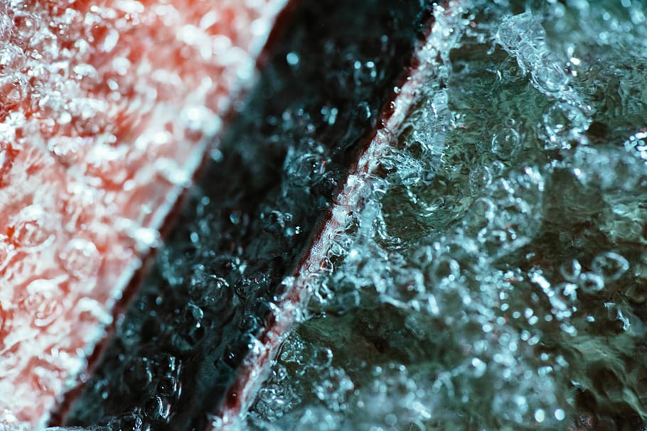 time lapse photography of water, untitled, wet, bubbles, macro HD wallpaper