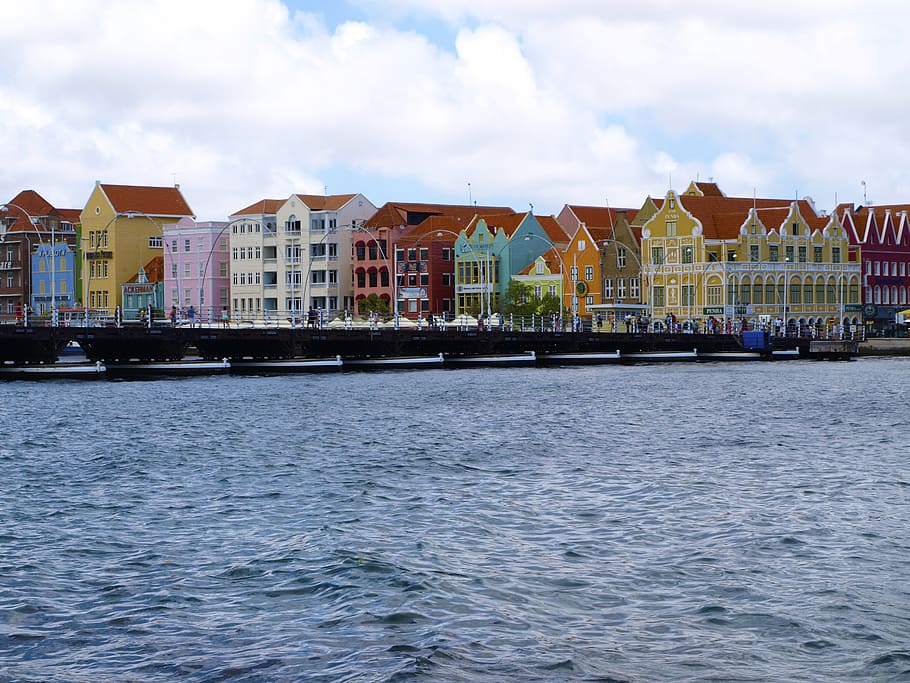 willemstad, curacao, capital, island, world heritage, homes, HD wallpaper