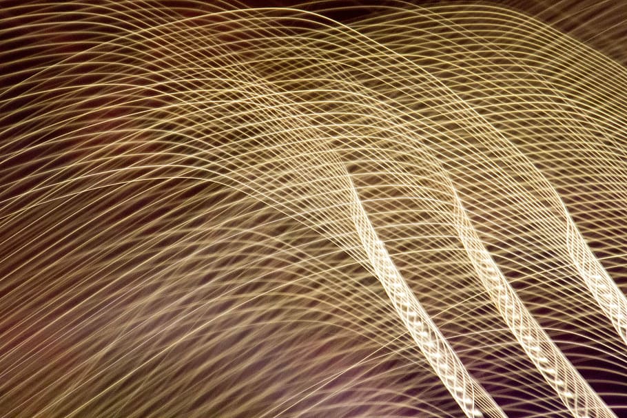 light art, long exposure light, light trails, pattern, full frame HD wallpaper