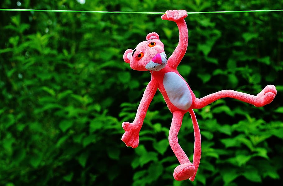 HD wallpaper: hang out, soft toy, the pink panther, toys, fun, funny, play  | Wallpaper Flare