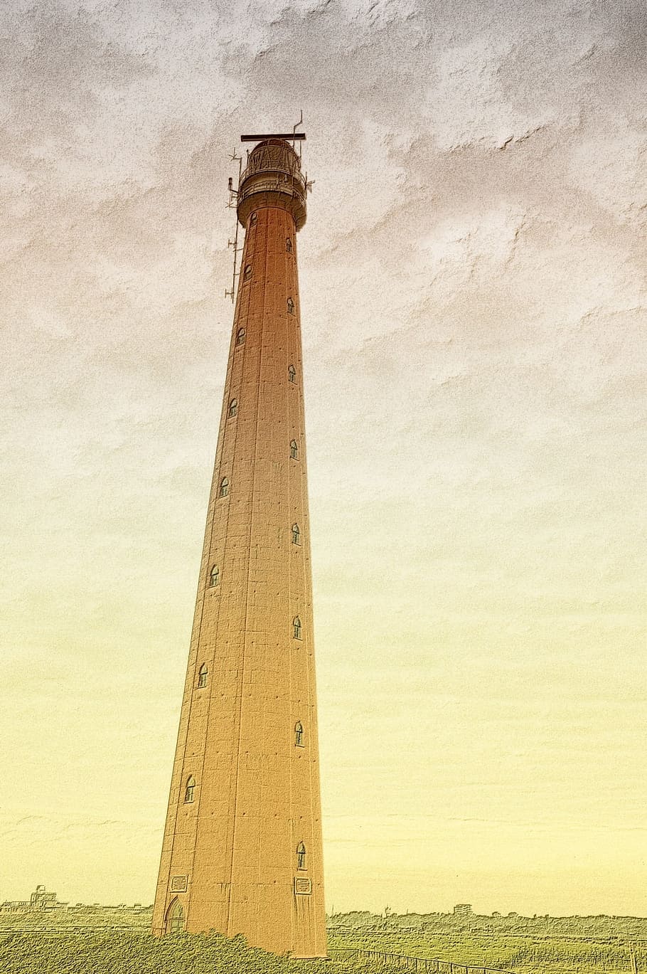 Lighthouse, Beacon, Light, Ocean, navigation, tower, coastline HD wallpaper
