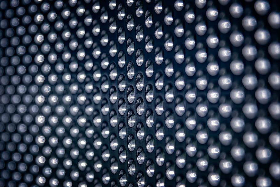 black perforated metal, background, abstract, texture, pattern HD wallpaper