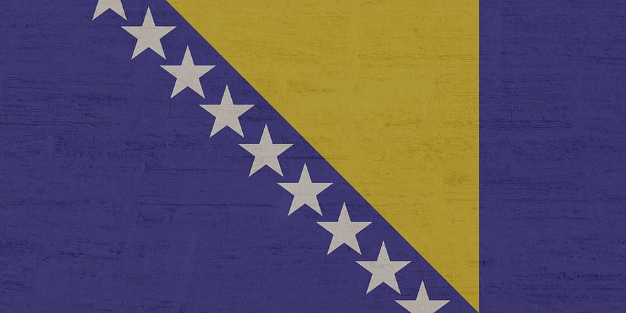 bosnia-and-herzegovina, flag, federation-of-bosnia-and-herzegovina, HD wallpaper
