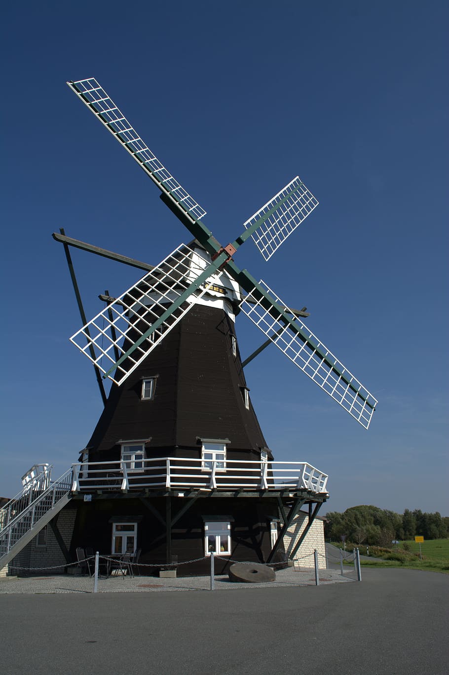 Mill, Pellworm, Windmill, Building, wadden sea, north sea, island HD wallpaper