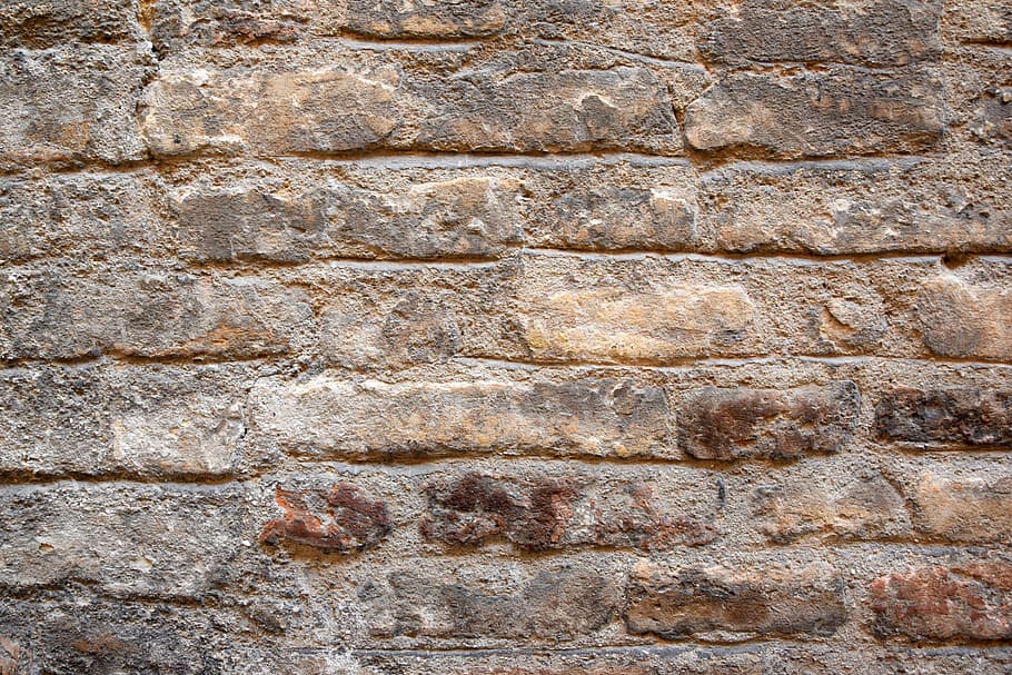 brown brick wall, texture, bricks, old wall, color, building HD wallpaper