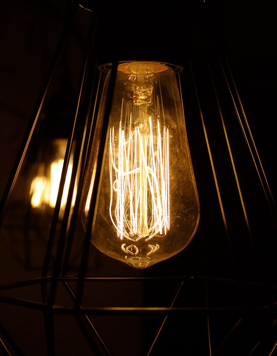 lamp, light, illuminated, flame, candle, light bulb, lighting equipment HD wallpaper