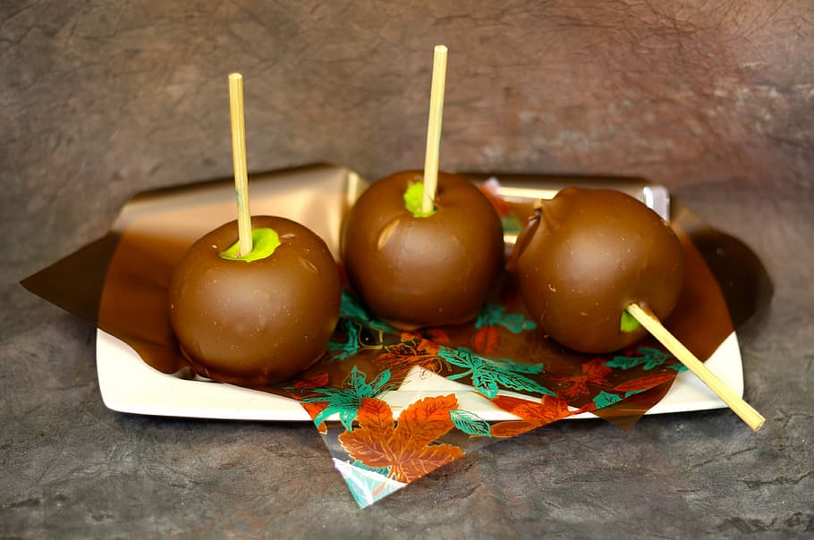 apples, candy, sweet, dessert, sugar, tasty, delicious, chocolate HD wallpaper