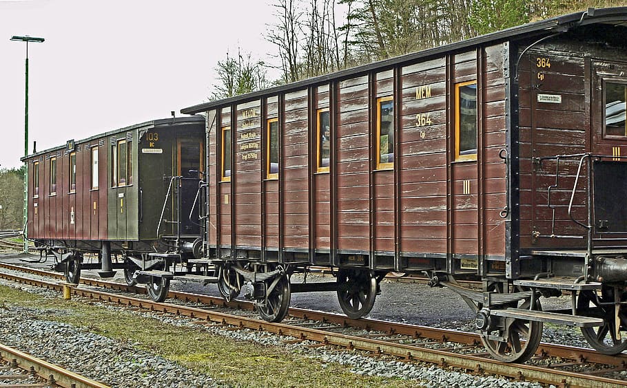 Passenger Train Car, Prussian, historically, worked, wood class HD wallpaper