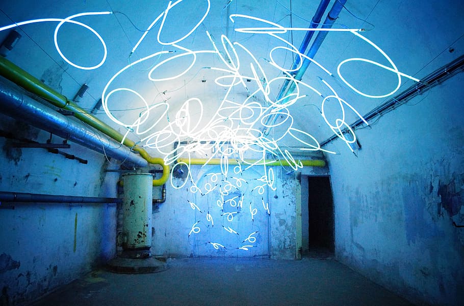 light art, museum, unna, graffiti, wall - Building Feature HD wallpaper