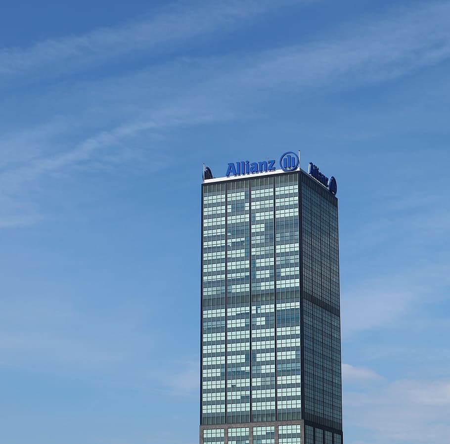 tower, office, building, sky, blue, berlin, architecture, window HD wallpaper