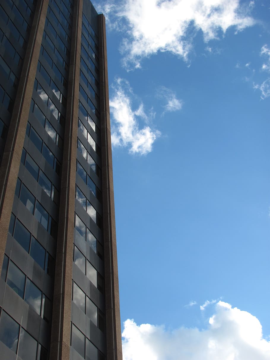 skyscraper, office, building, business, commercial, workplace HD wallpaper