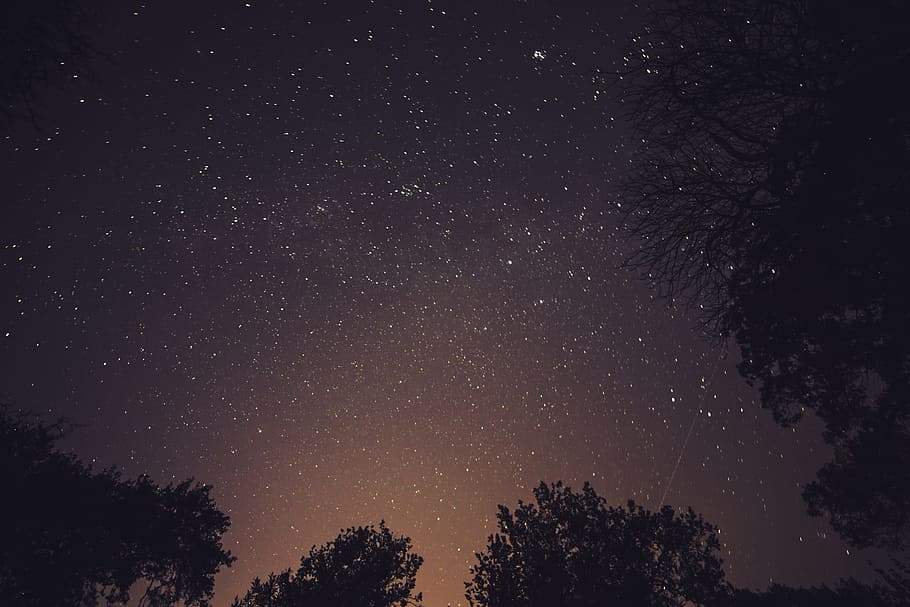 night, dark, galaxy, milky way, stars, astronomy, space, star - space HD wallpaper