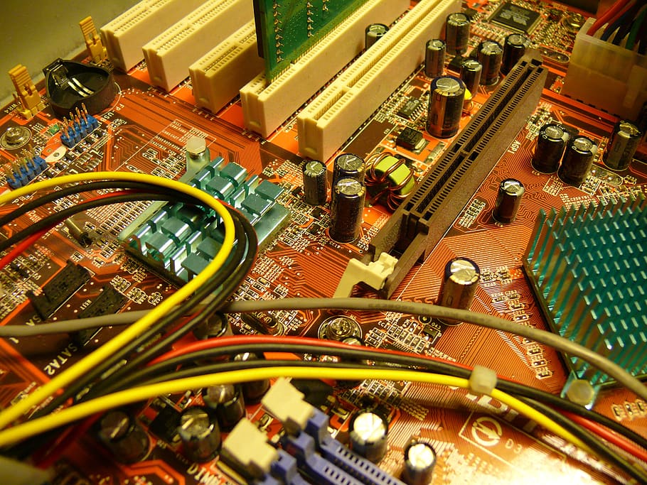 data, computer, pc, processor, ram, gigabytes, high angle view HD wallpaper