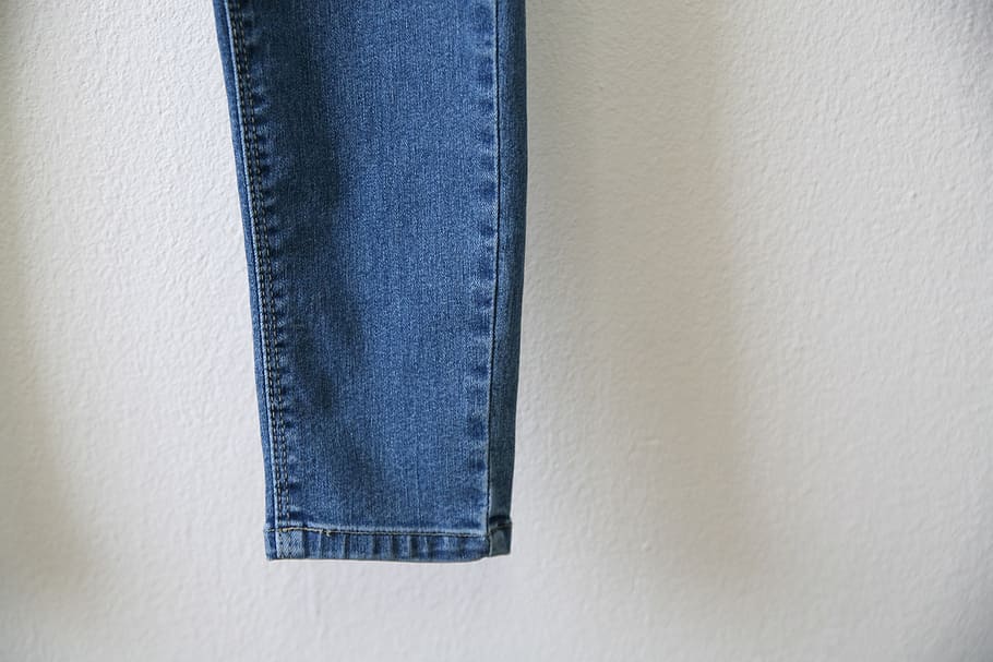 jeans, detail, bonded, blue, indoors, textile, close-up, no people HD wallpaper
