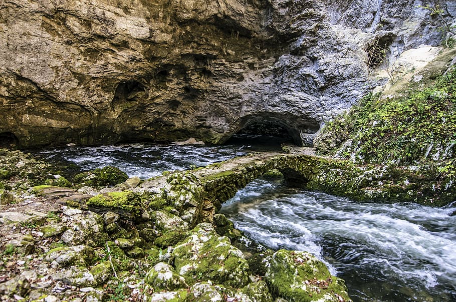 moss, nature, outdoors, river, rocks, rocky, scenic, stream HD wallpaper