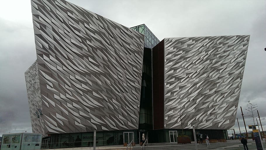 titanic, modern, building, architecture, built structure, building exterior HD wallpaper