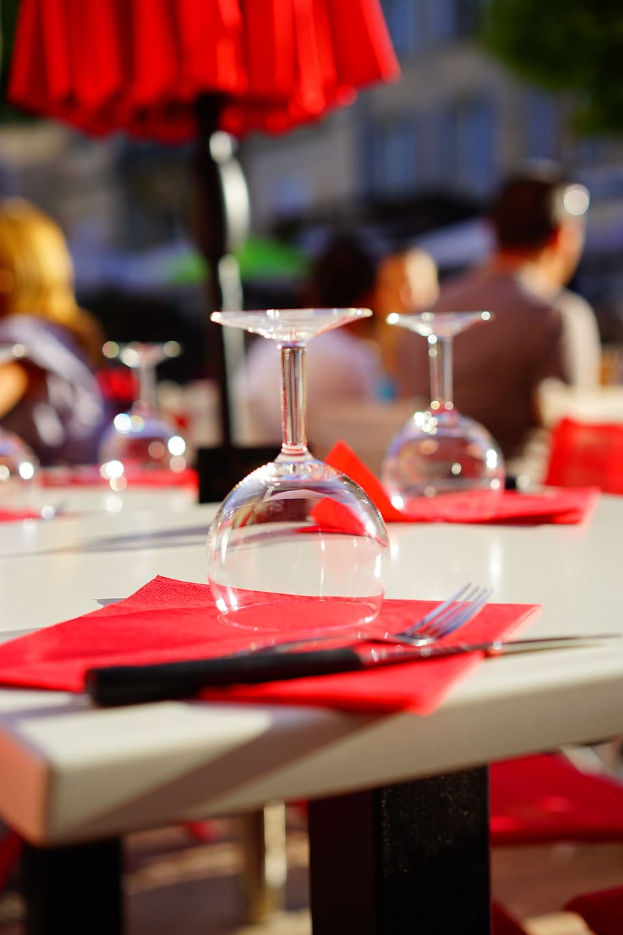 table, covered, glass, cutlery, eat, local, gastronomy, going out HD wallpaper
