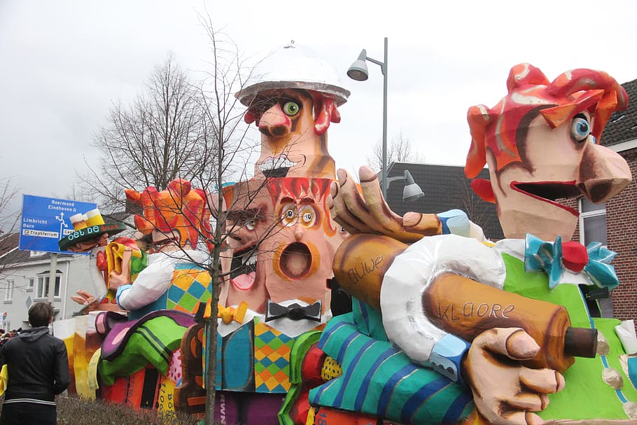 carnival, sittard, representation, day, human representation HD wallpaper