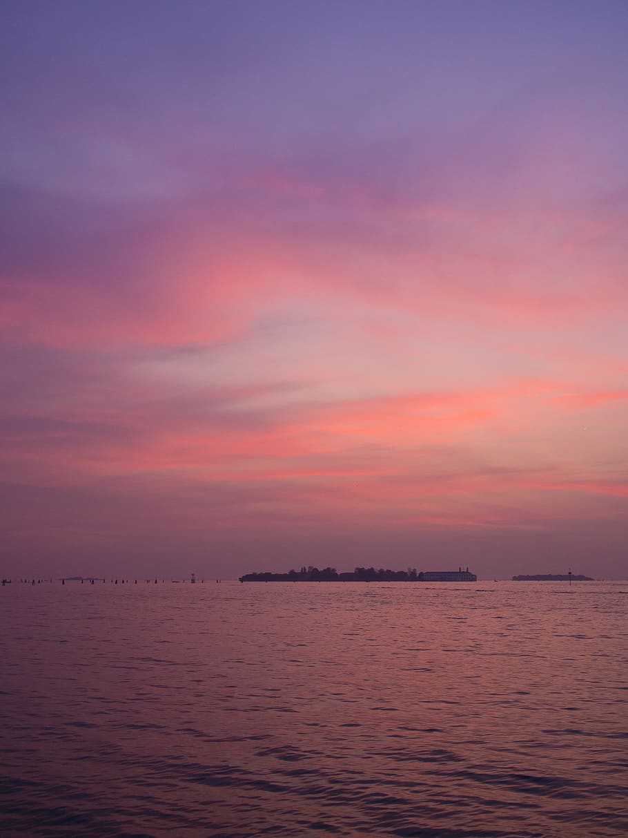 sunset, sea, sky, water, beauty in nature, scenics - nature HD wallpaper