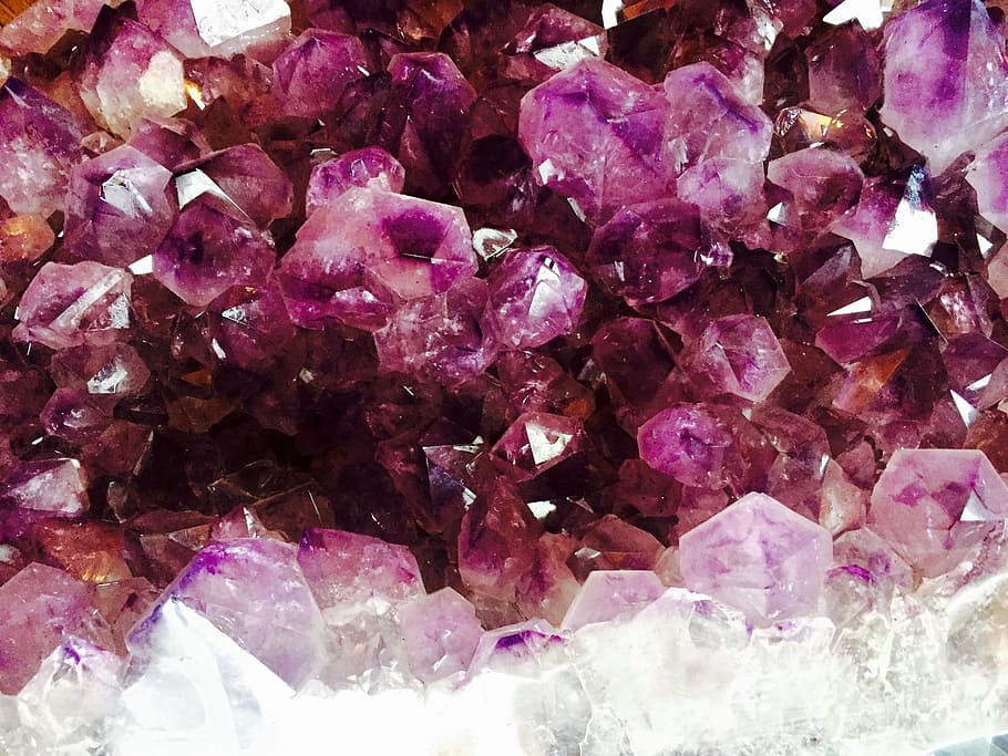 purple gemstone lot, crystal, amethyst, mineral, precious, natural