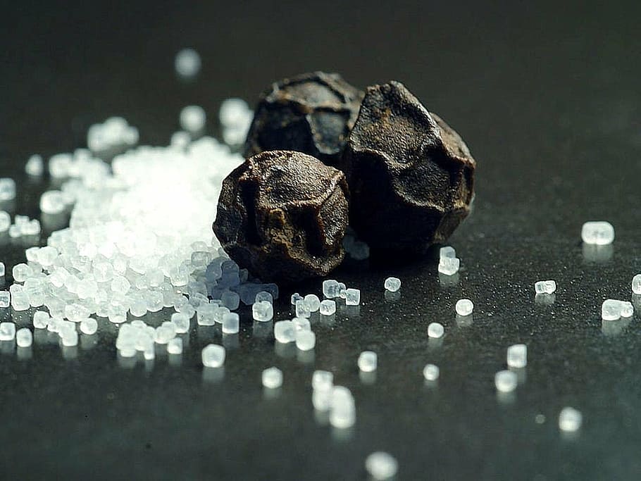 pepper, salt, spices, grain, food, cooking, cuisine, kitchen HD wallpaper