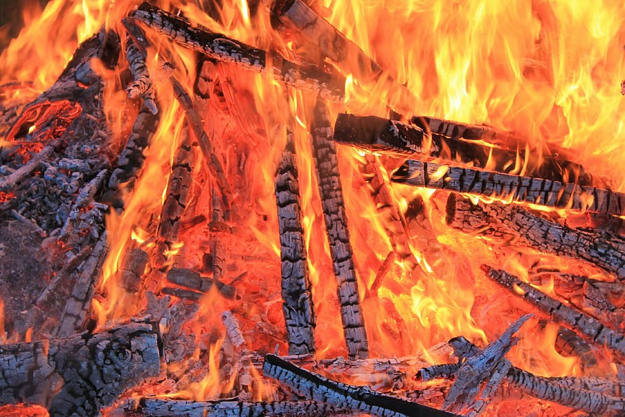 fire, flame, burn, flame log fire, burning, fire - natural phenomenon HD wallpaper