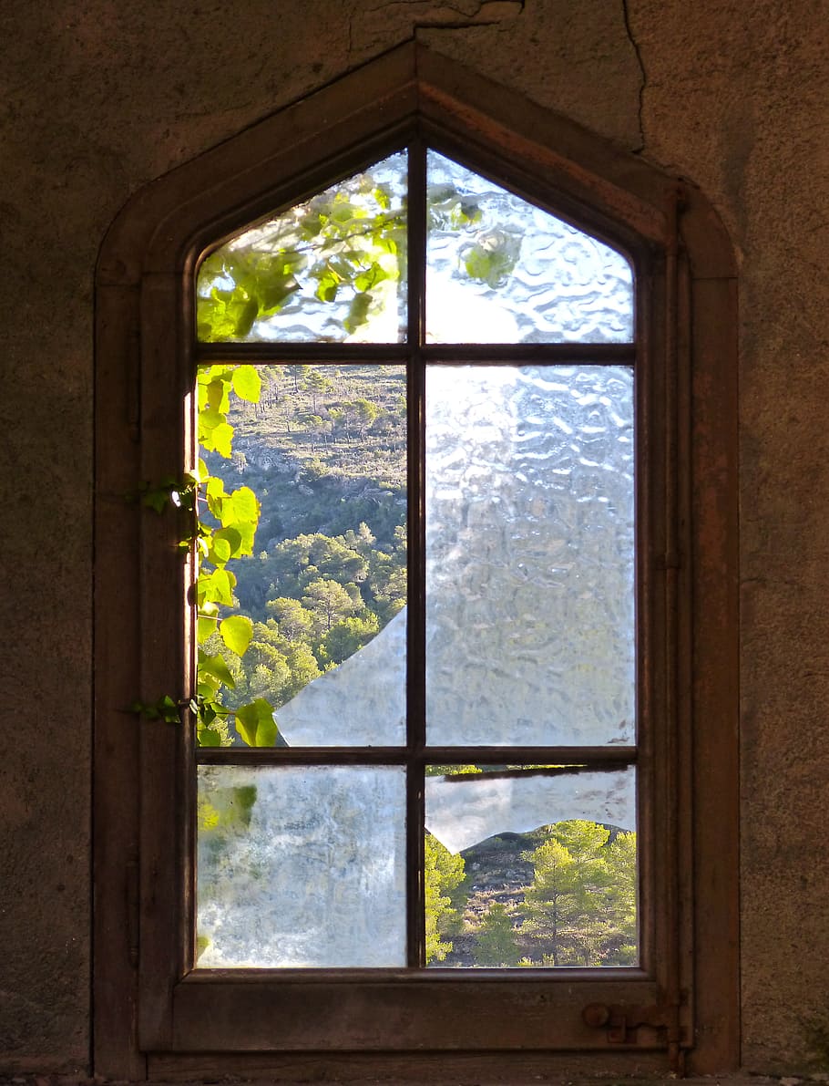 Window, Old, Broken Glass, window broken, abandonment, ruin HD wallpaper