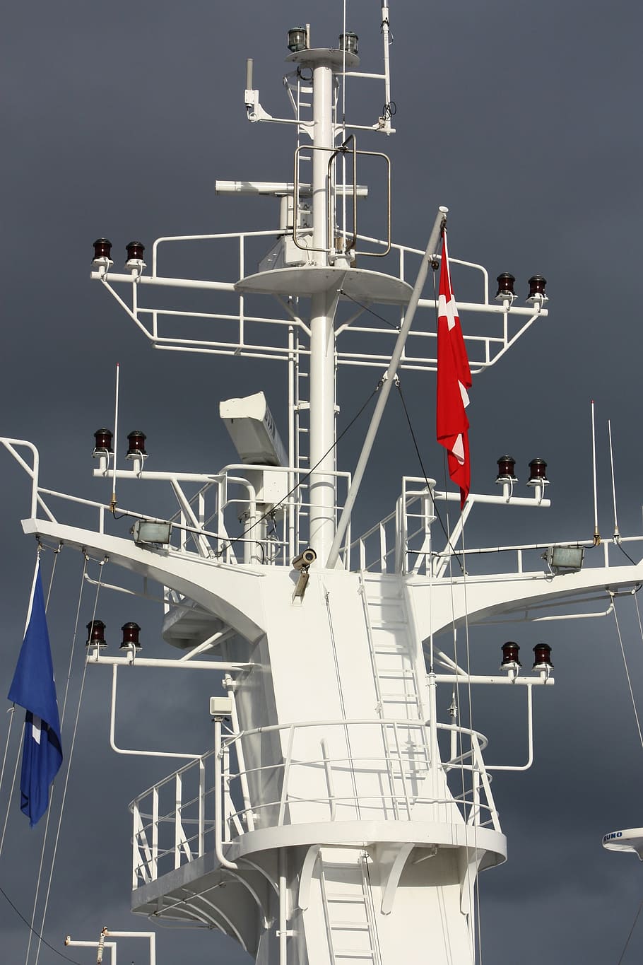 danish, danish flag, dannebrog, sky, ship, ferry, denmark, nautical vessel HD wallpaper