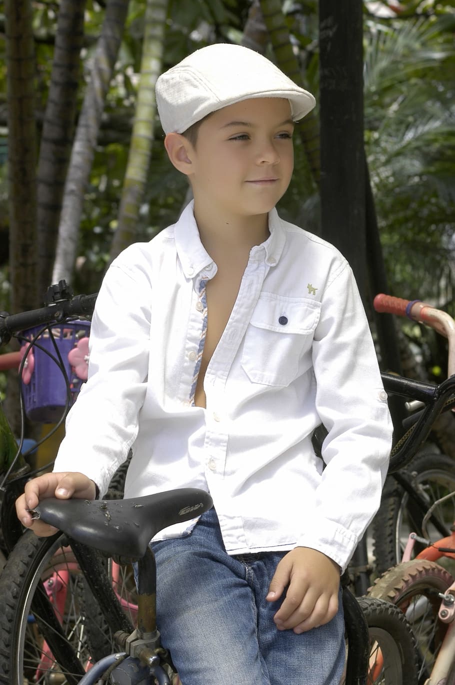 young, child, model, transportation, mode of transportation HD wallpaper