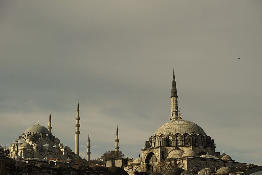 cami, dome, turkey, istanbul, the minarets, beautiful, islam, HD wallpaper