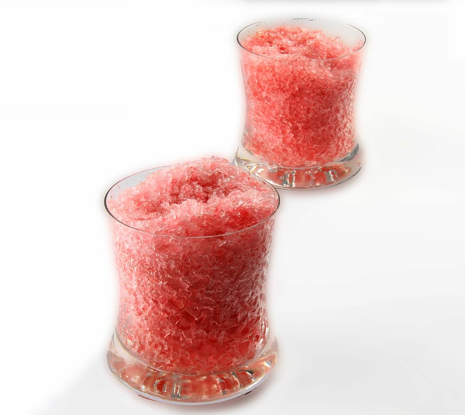 Food, Raspberry, Pink, Sweet, smoothy, ice, white background HD wallpaper
