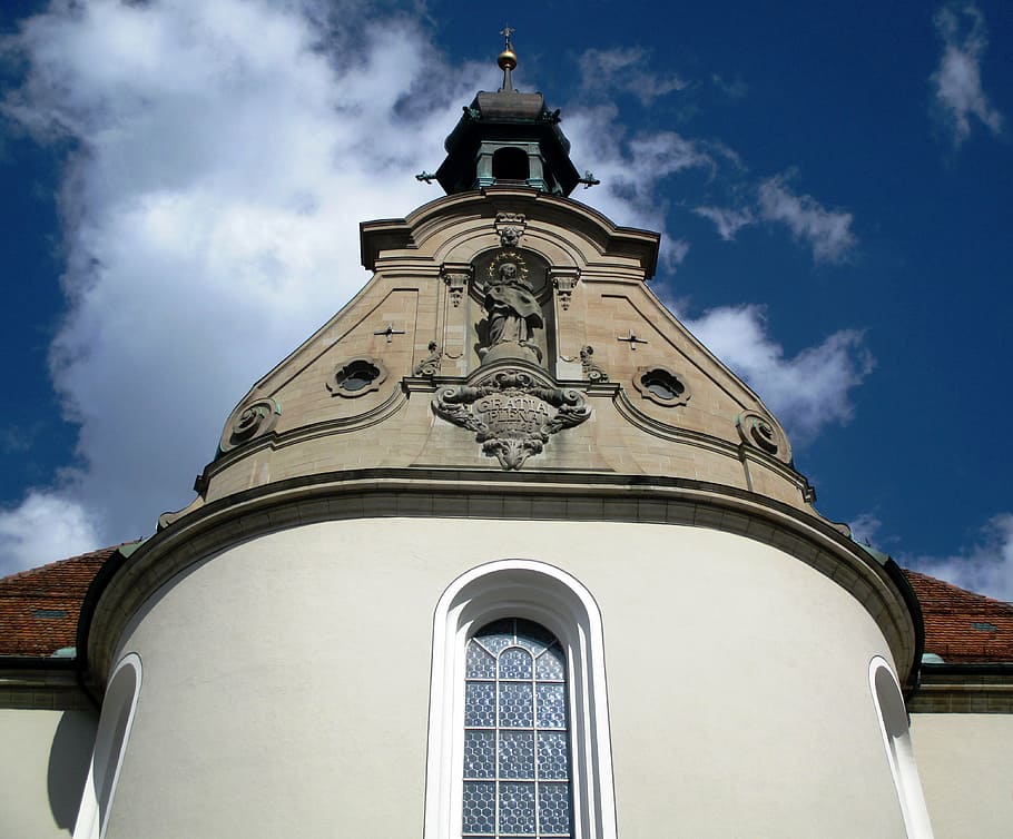 cathedral, monastery, west side, architecture, old town, st gallen HD wallpaper