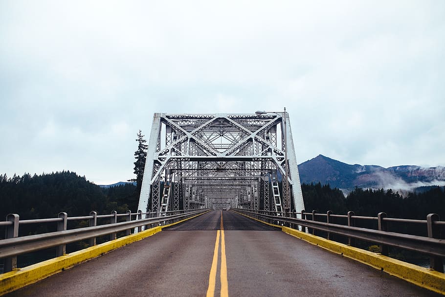 bridge, structure, infrastructure, road, trip, travel, outdoor HD wallpaper