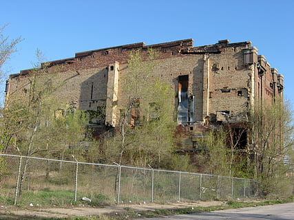 Gary Public Schools Memorial Auditorium, Indiana, broken down HD wallpaper