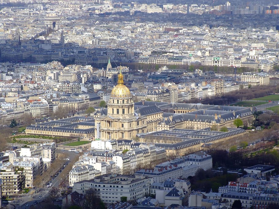 Paris, France, France, Hotel, Hotel Des Invalides, museum, buildings, HD wallpaper