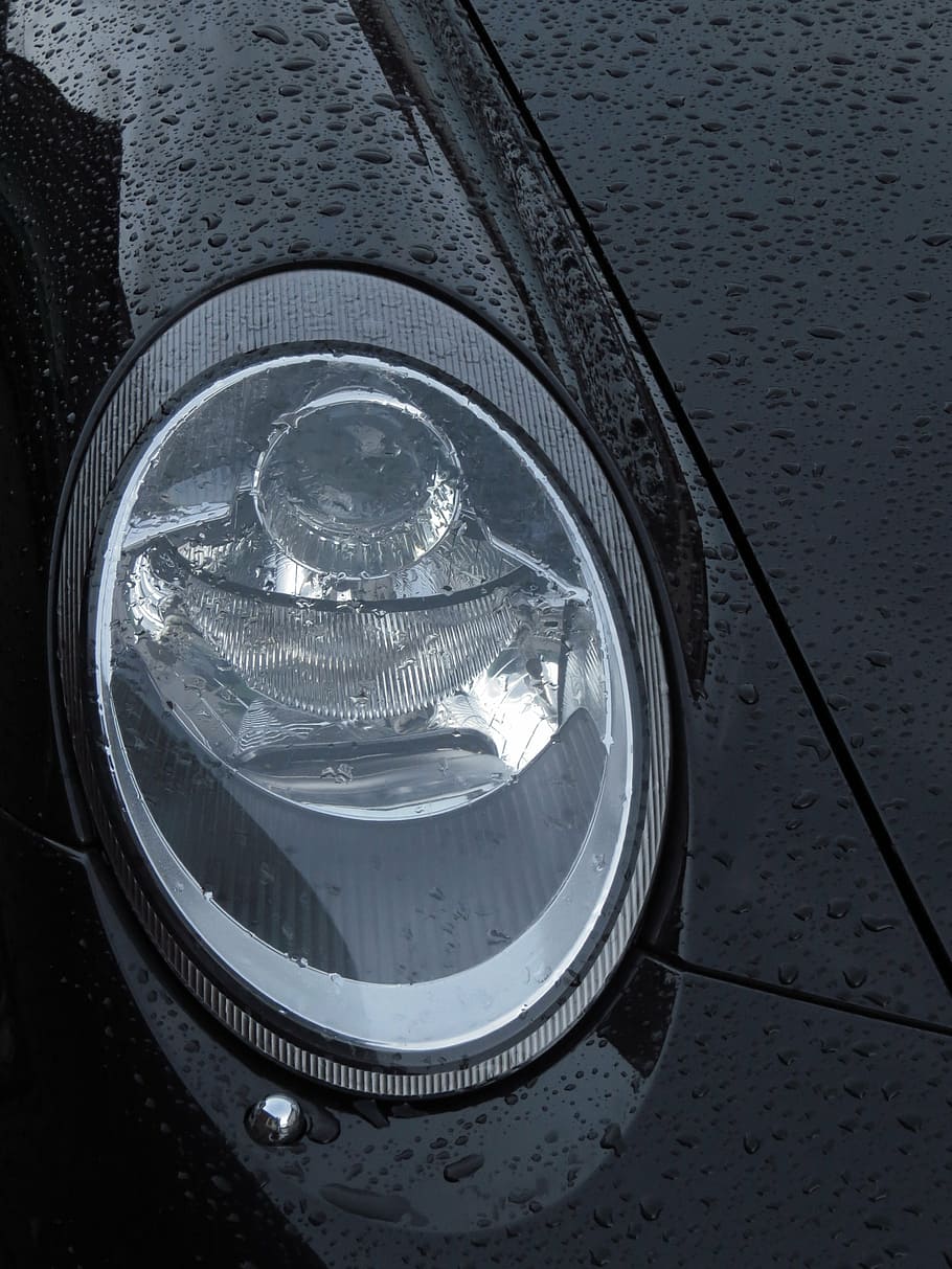 spotlight, auto, porsche, lamp, no people, high angle view HD wallpaper